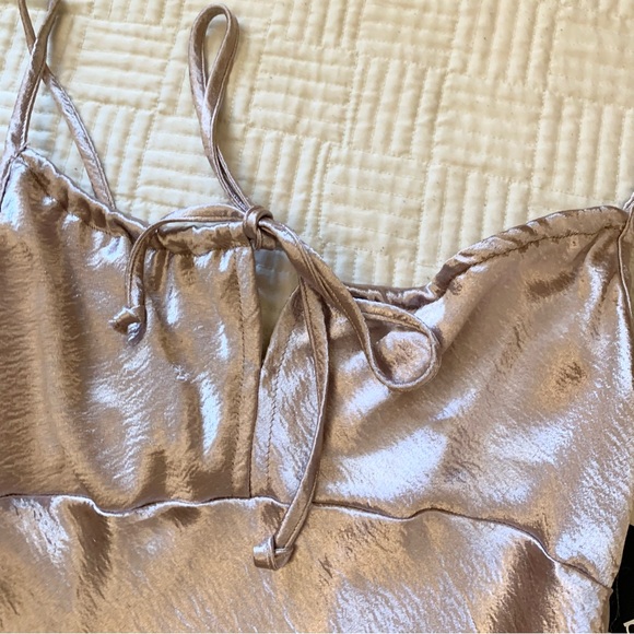 NWT Bebe Elegant Satin Slip Dress Size XS - Picture 4 of 7
